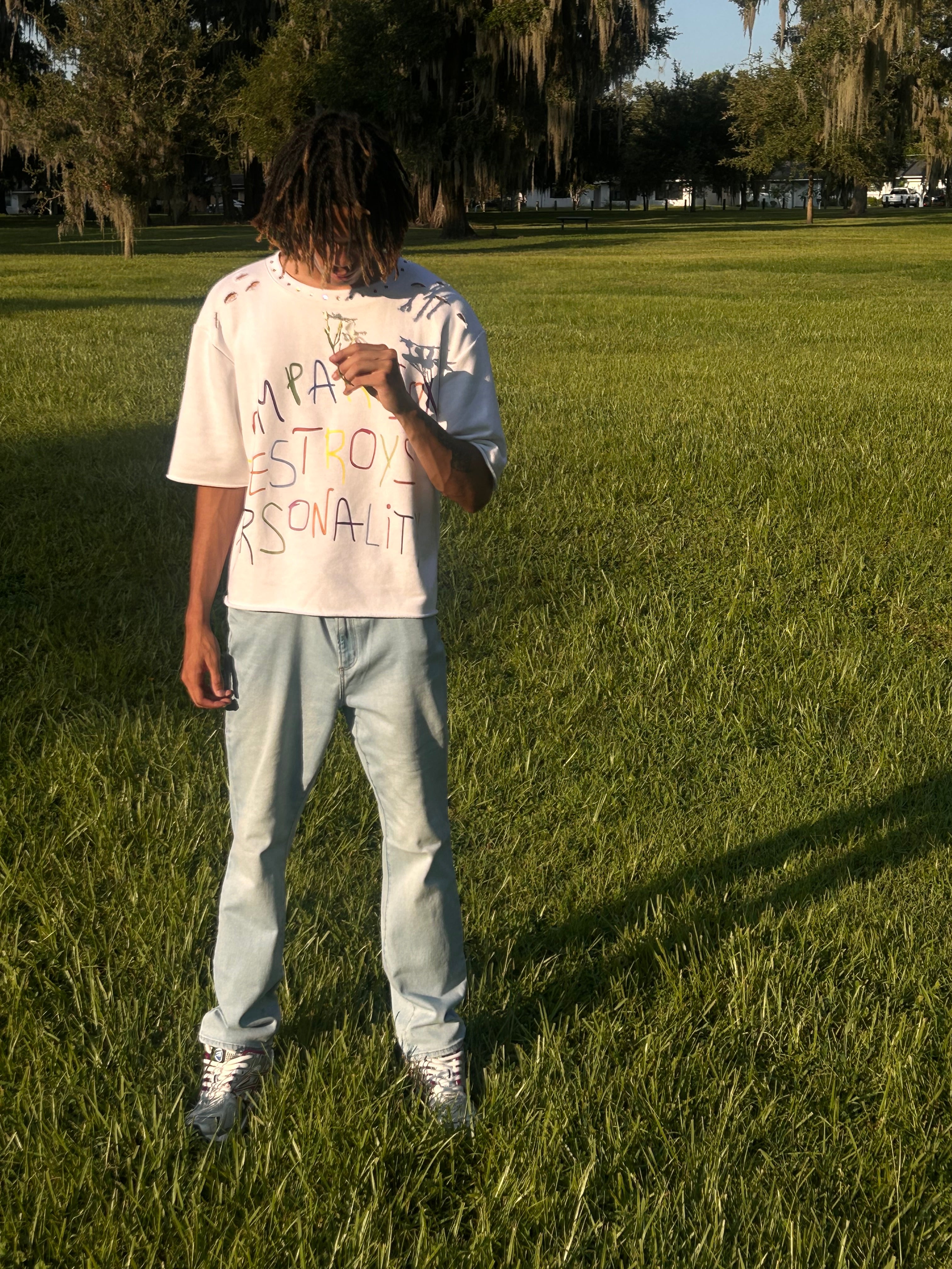 “Comparison Destroys Personality” Cropped Tee