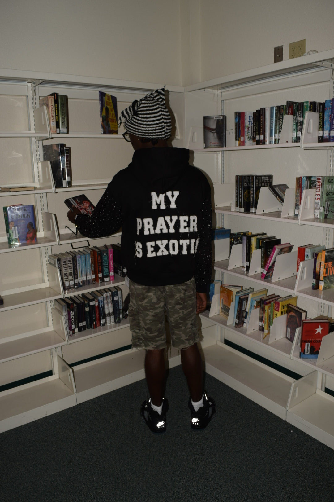 “My prayers are exotic” hoodies