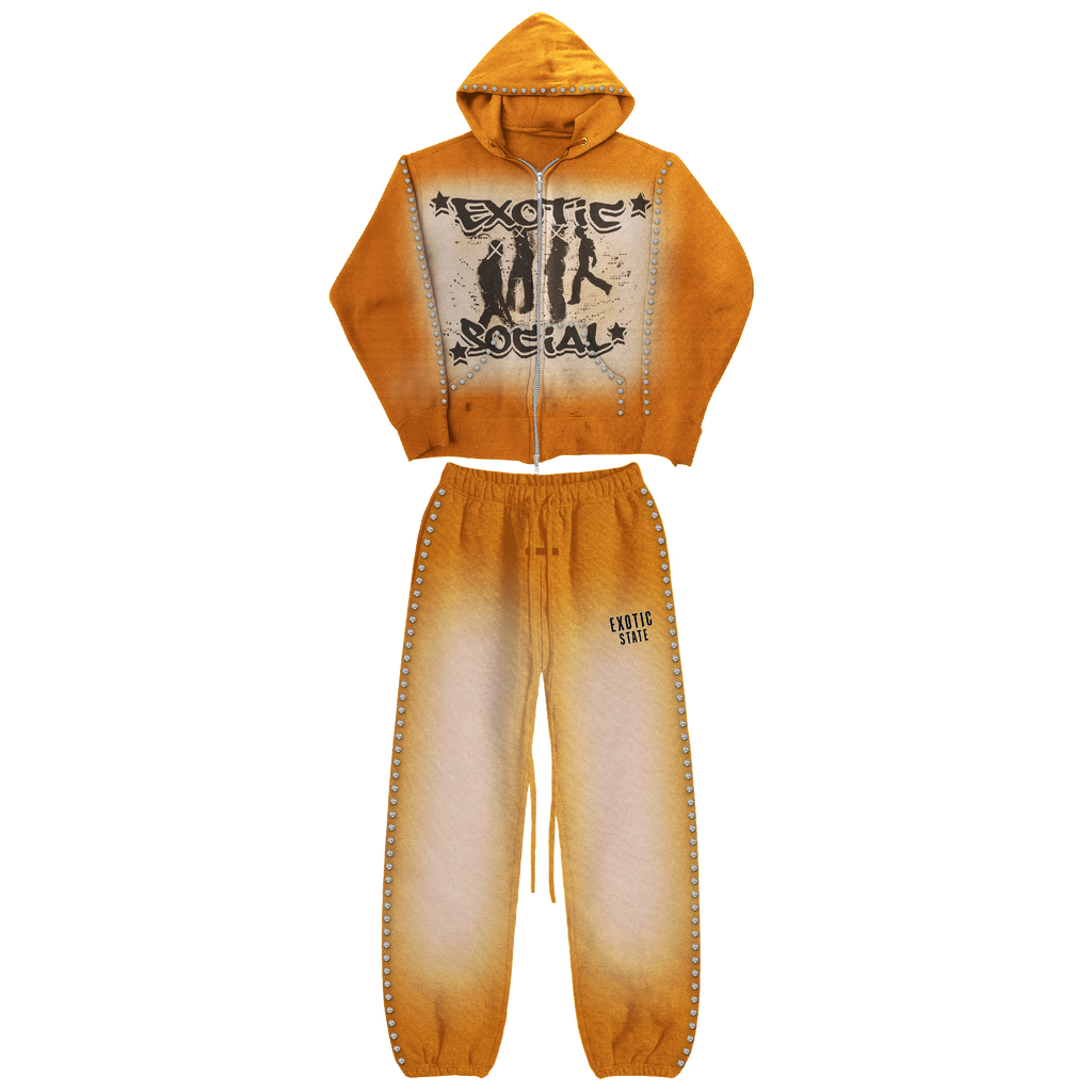 “EXOTIC STATE” sweatsuit