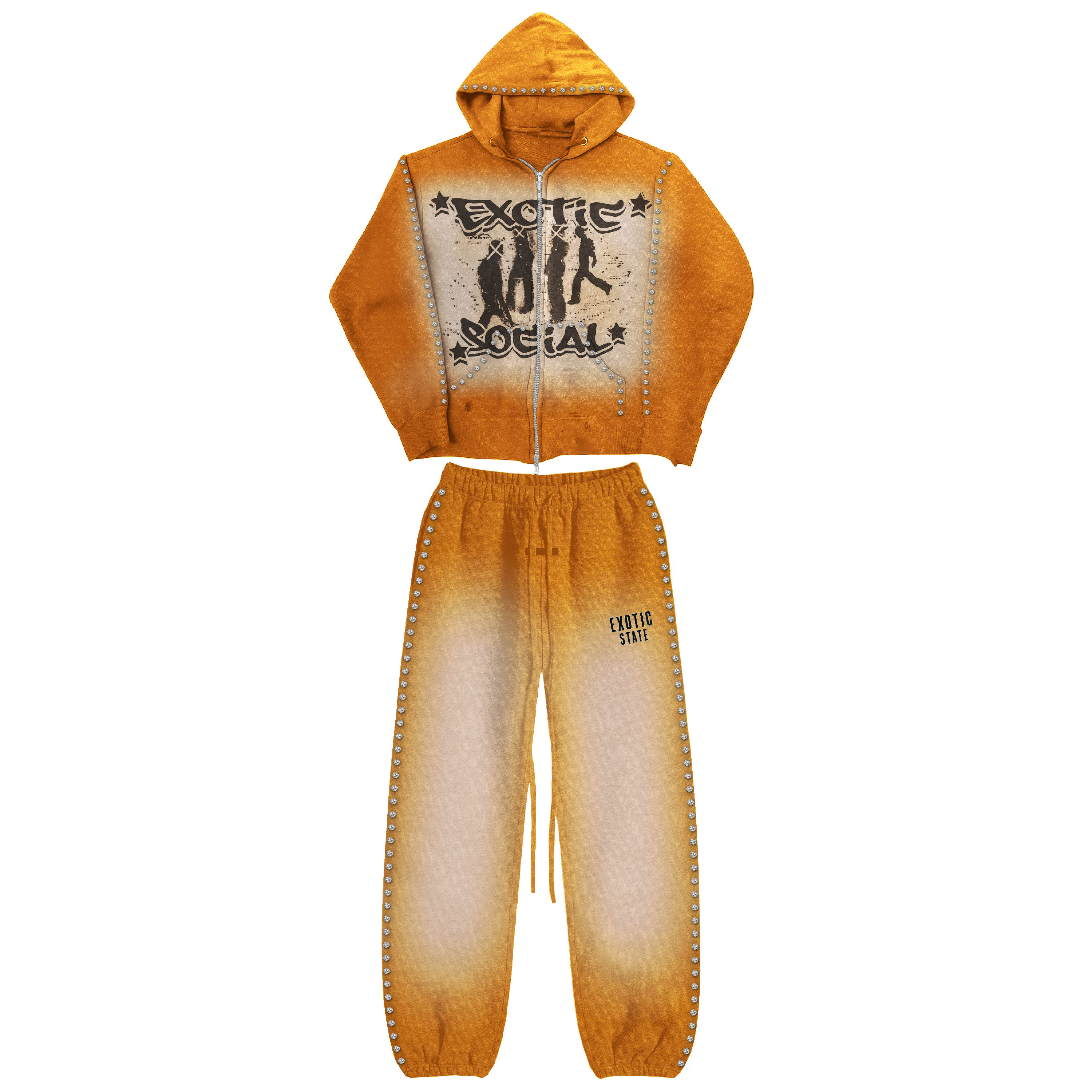 “EXOTIC STATE” sweatsuit