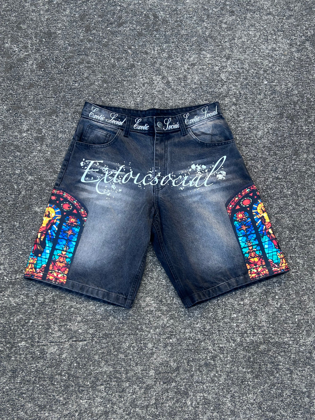 “I Like Art” religion Jorts