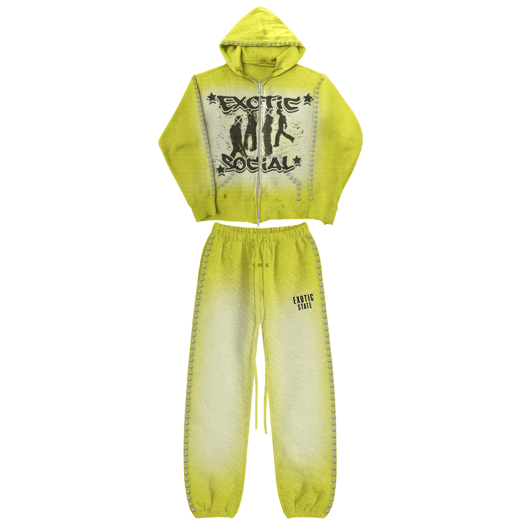 “EXOTIC STATE” sweatsuit