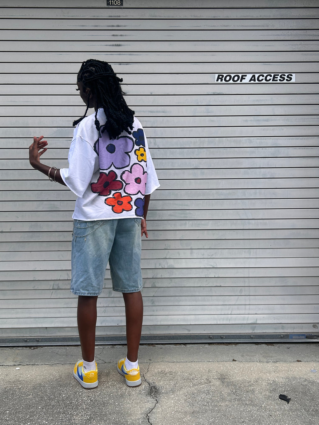 “Pushing positivity” Cropped Tee