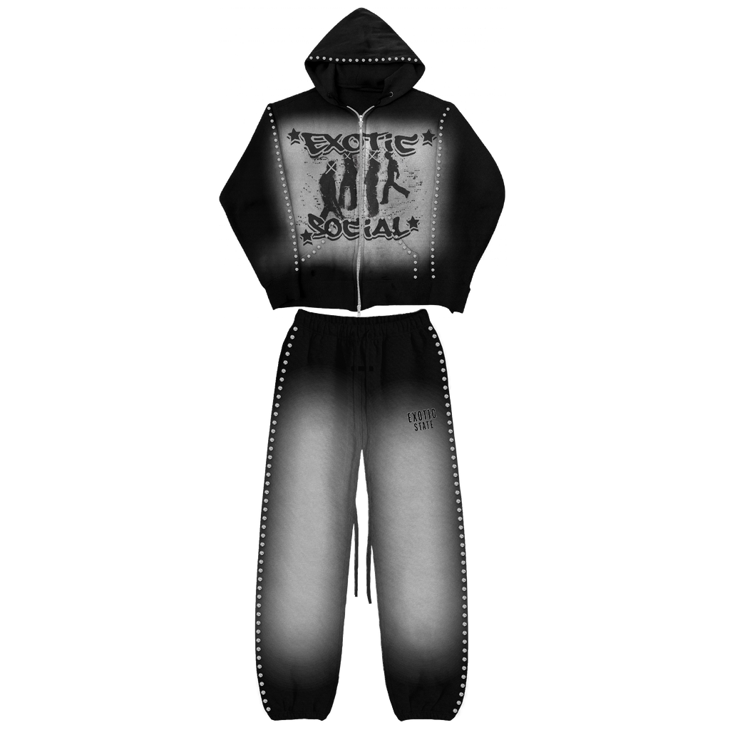“EXOTIC STATE” sweatsuit